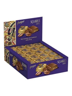 Chocolate squares café (CAJA)