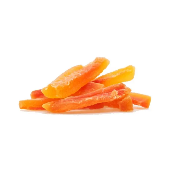 Papaya confitada deshidratada