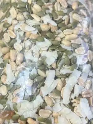 Mix zapallo coco pasas y maní