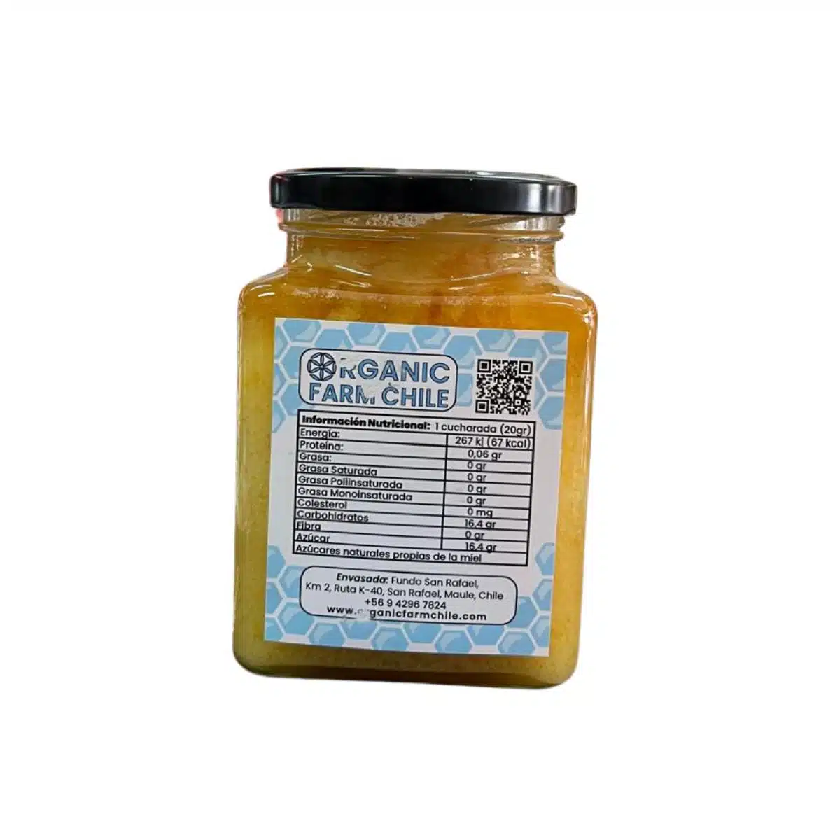miel flor nativa organic farm información nutricional